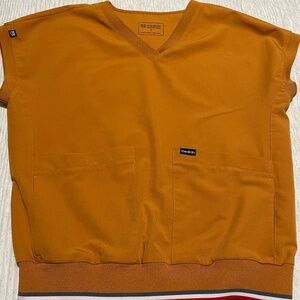 Medical FYSEL Lanai‎ ‎Rib Band Scrub Top - Sunflower size S